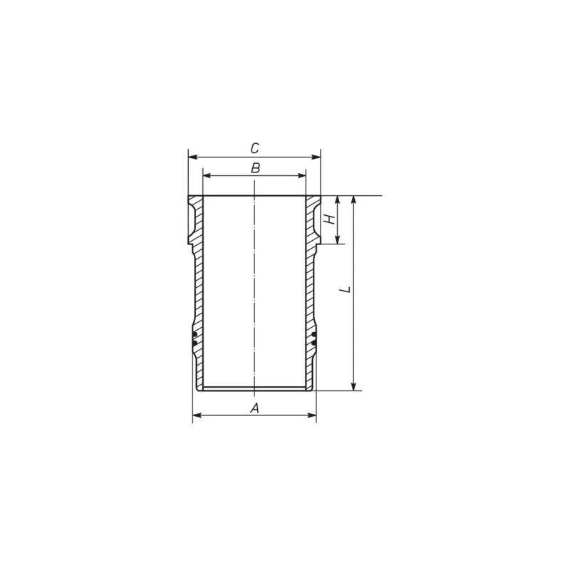 Chemise de cylindre MAHLE 001 LW 00138 001
