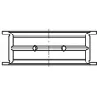 Coussinet de vilebrequin MAHLE 001 FL 19809 050 - Visuel 1
