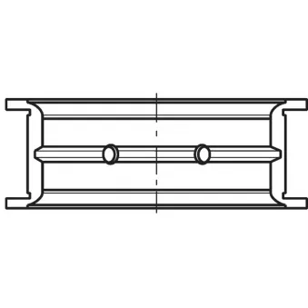 Coussinet de vilebrequin MAHLE 001 FL 19809 050
