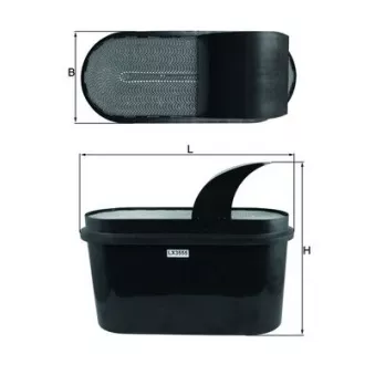 Filtre à air KNECHT LX 3555