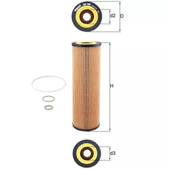 Filtre à huile KNECHT OX 562D