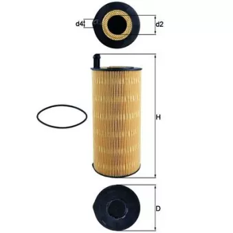 Filtre à huile KNECHT OX 423/9D