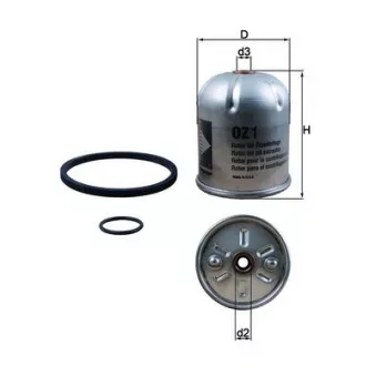 Filtre à huile KNECHT OZ 1D