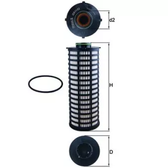 Filtre à huile KNECHT OX 1152D