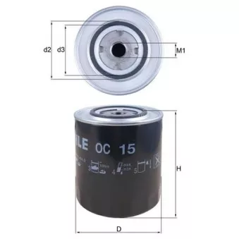 Filtre à huile KNECHT