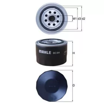 Filtre à huile KNECHT