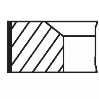 Jeu de segments de pistons MAHLE 001 01 V0