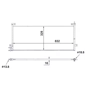 Condenseur, climatisation MAHLE