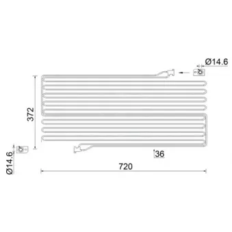 Condenseur, climatisation MAHLE