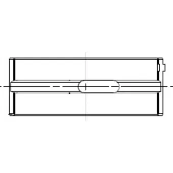 Coussinet de vilebrequin MAHLE 213 HL 21652 050