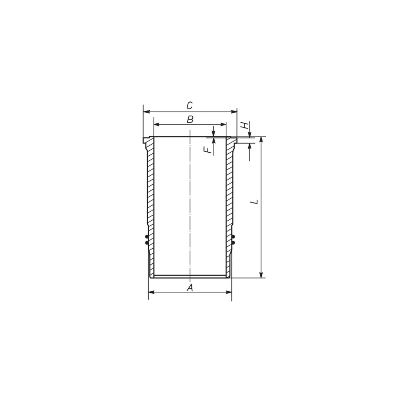 Chemise de cylindre MAHLE 209 WN 21 01