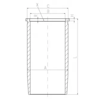 Chemise de cylindre MAHLE