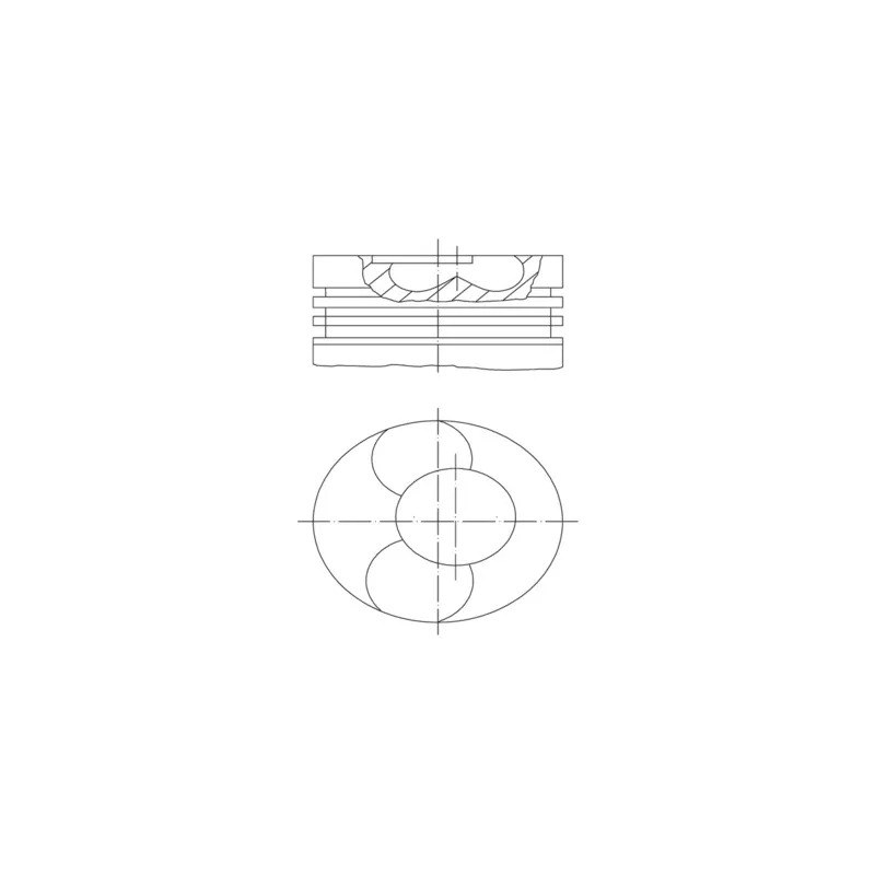 Piston MAHLE 228 31 10