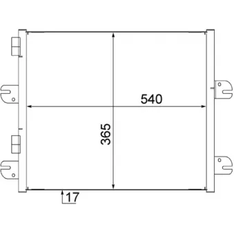Condenseur, climatisation MAHLE