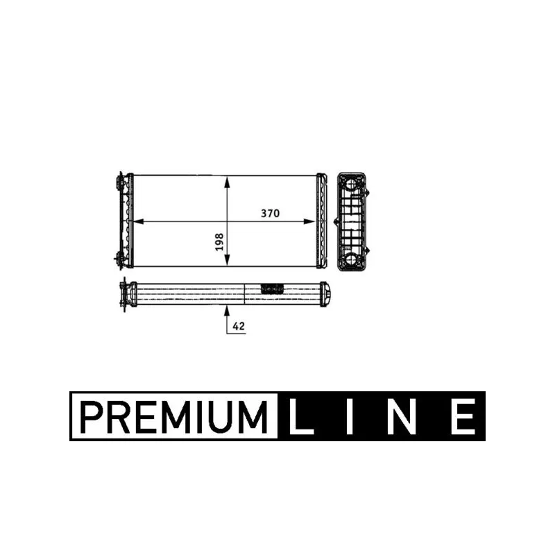 Système de chauffage MAHLE AH 117 000P