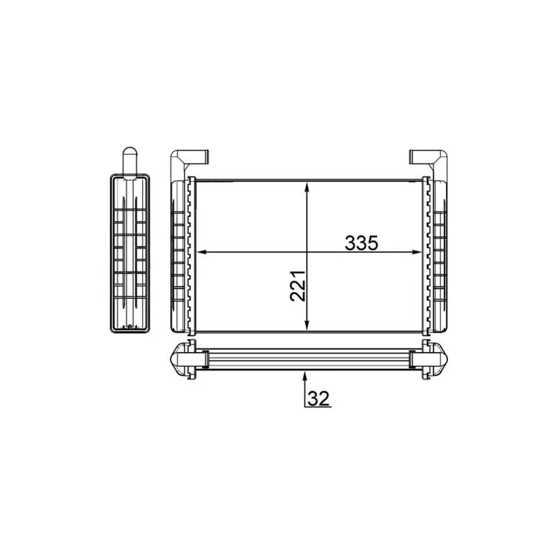 Système de chauffage MAHLE AH 119 000S