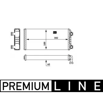 Système de chauffage MAHLE AH 133 000P