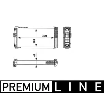 Système de chauffage MAHLE AH 134 000P