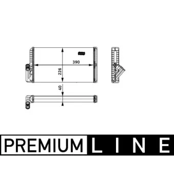 Système de chauffage MAHLE AH 129 000P