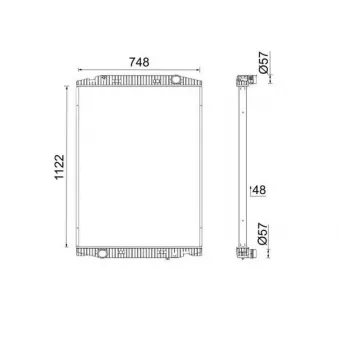 Radiateur, refroidissement du moteur MAHLE