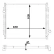 Radiateur, refroidissement du moteur MAHLE CR 709 000S - Visuel 1