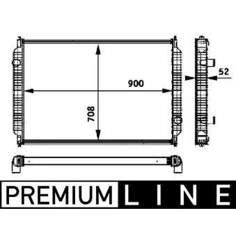 Radiateur, refroidissement du moteur MAHLE
