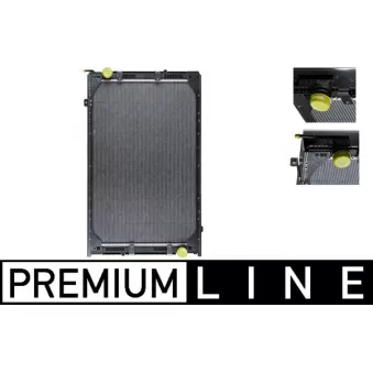 Radiateur, refroidissement du moteur MAHLE CR 730 000P