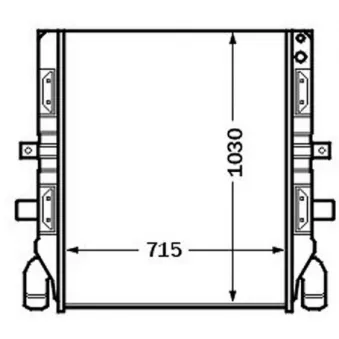 Radiateur, refroidissement du moteur MAHLE