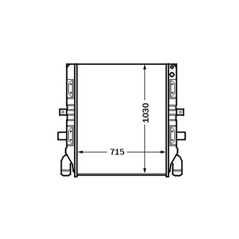 Radiateur, refroidissement du moteur MAHLE CR 759 000S