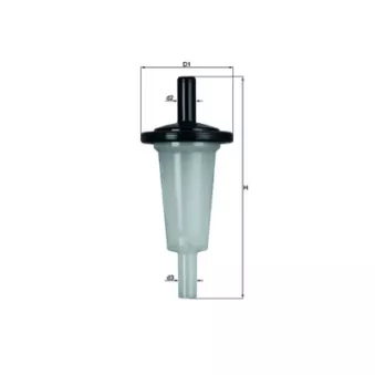 Filtre à carburant MAHLE KL 23 OF