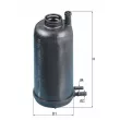 Filtre à carburant MAHLE KL 707D - Visuel 1