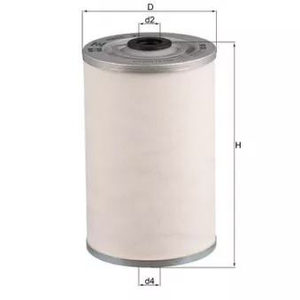 Filtre à carburant MAHLE KX 45