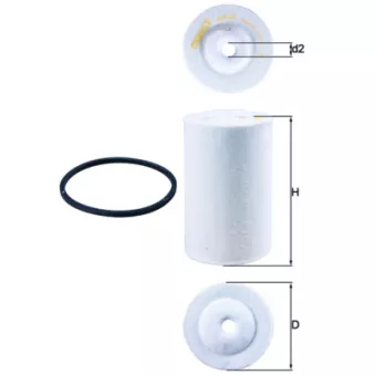 Filtre à carburant MAHLE