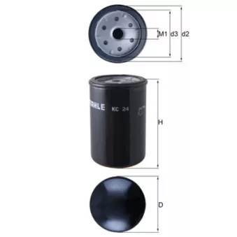 Filtre à carburant MAHLE