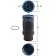 Filtre à carburant MAHLE KC 629D - Visuel 1