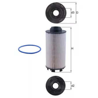 Filtre à carburant MAHLE KX 403/1D