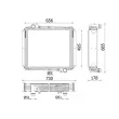 Radiateur, refroidissement du moteur MAHLE CR 2669 000P - Visuel 1