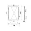 Radiateur, refroidissement du moteur MAHLE CR 2639 000P - Visuel 1