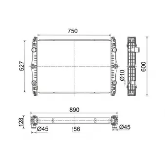 Radiateur, refroidissement du moteur MAHLE