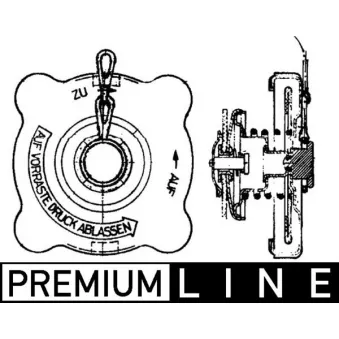 Bouchon de radiateur MAHLE
