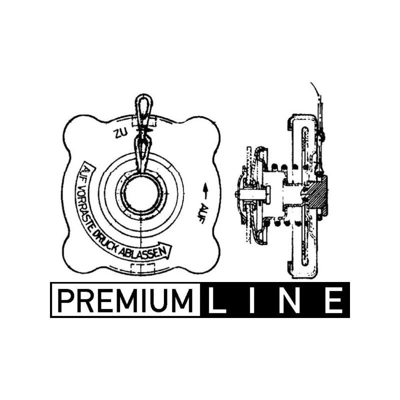 Bouchon de radiateur MAHLE CRB 18 000P