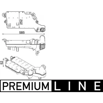 Vase d'expansion, liquide de refroidissement MAHLE