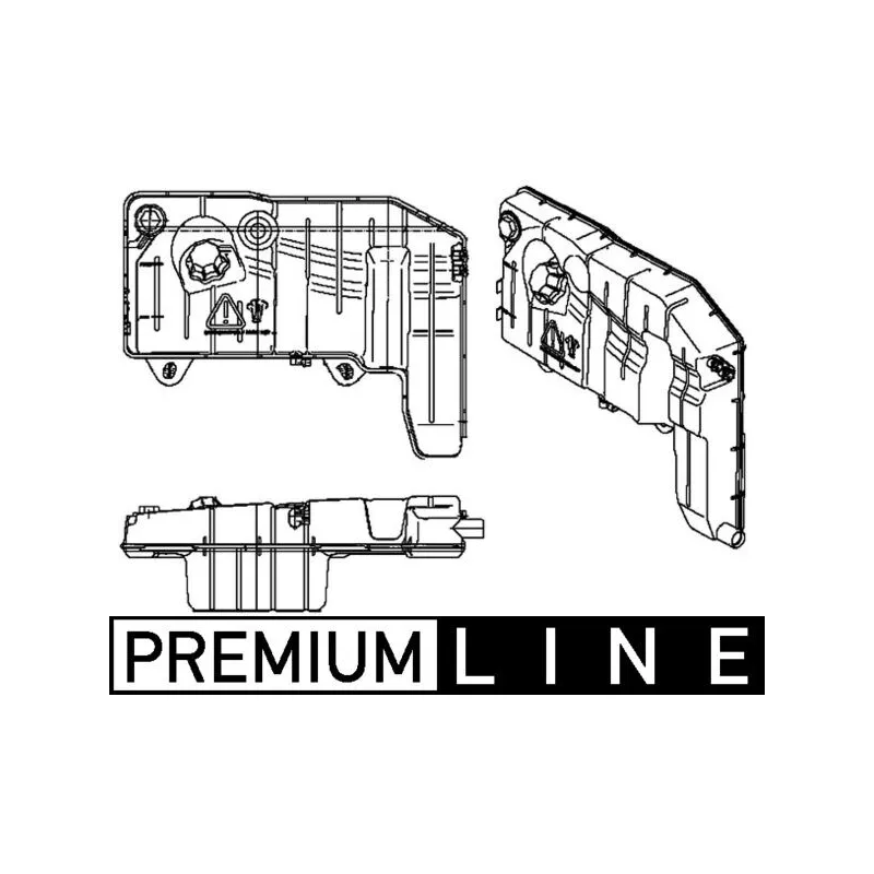 Vase d'expansion, liquide de refroidissement MAHLE CRT 77 000P
