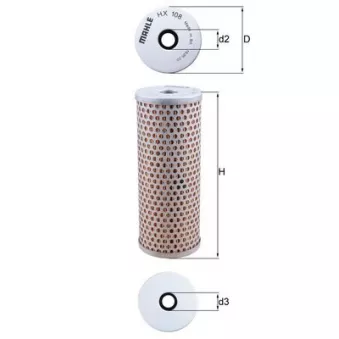 Filtre hydraulique, direction MAHLE