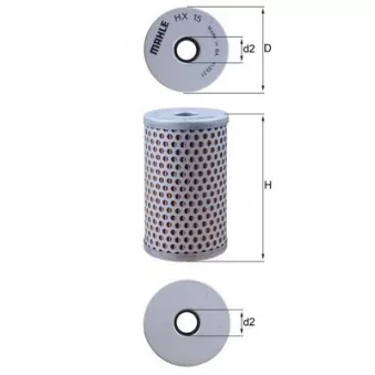 Filtre hydraulique, direction MAHLE