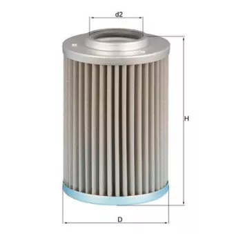 Filtre hydraulique, boîte automatique MAHLE HX 40