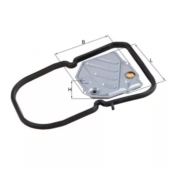 Filtre hydraulique, boîte automatique MAHLE HX 46D1