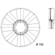 Roue du souffleur, refroidissementdu moteur MAHLE CFW 11 000P - Visuel 2