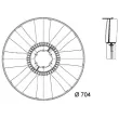 Roue du souffleur, refroidissementdu moteur MAHLE CFW 15 000P - Visuel 2