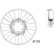 Roue du souffleur, refroidissementdu moteur MAHLE CFW 22 000P - Visuel 2